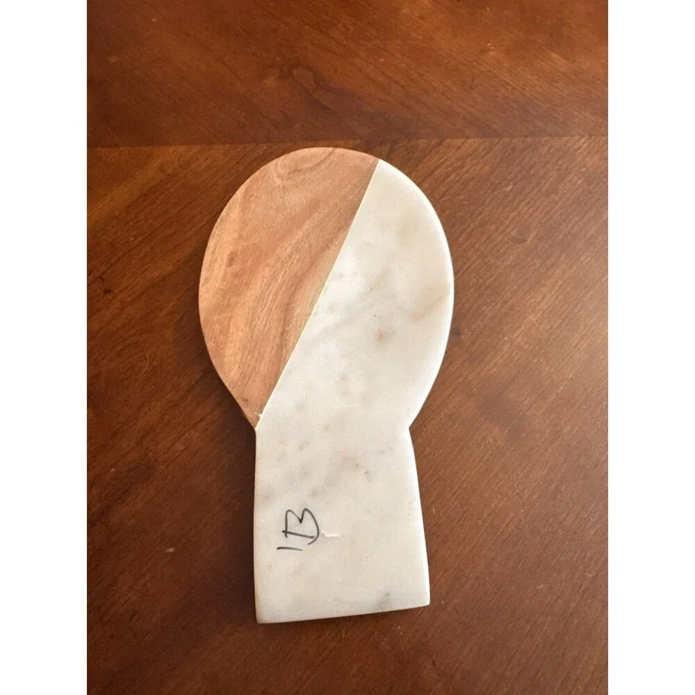 Mable/wood Spoon Test Metal Spoon Rest